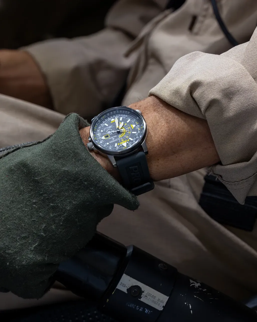 Promaster Sikorsky Grey Dial Polyurethane Strap BJ7004-43H | CITIZEN